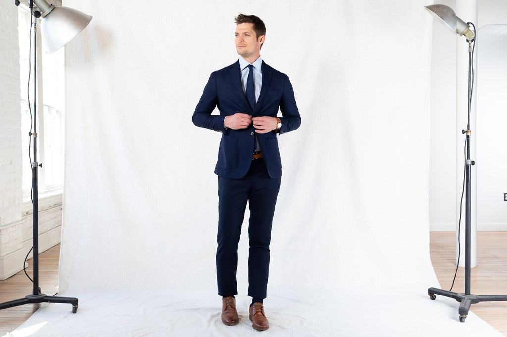 The Light Blue Haynes Check Dress Shirt Dress Shirt- Ledbury