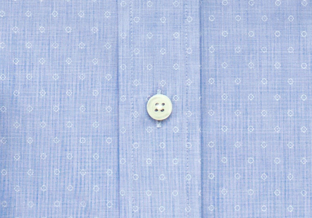 The Blue Loren Dot Dress Shirt Dress Shirt- Ledbury