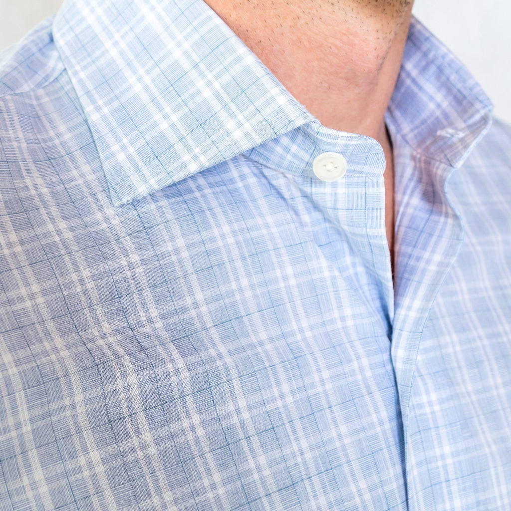 The Blue Quinton Check Casual Shirt Casual Shirt- Ledbury