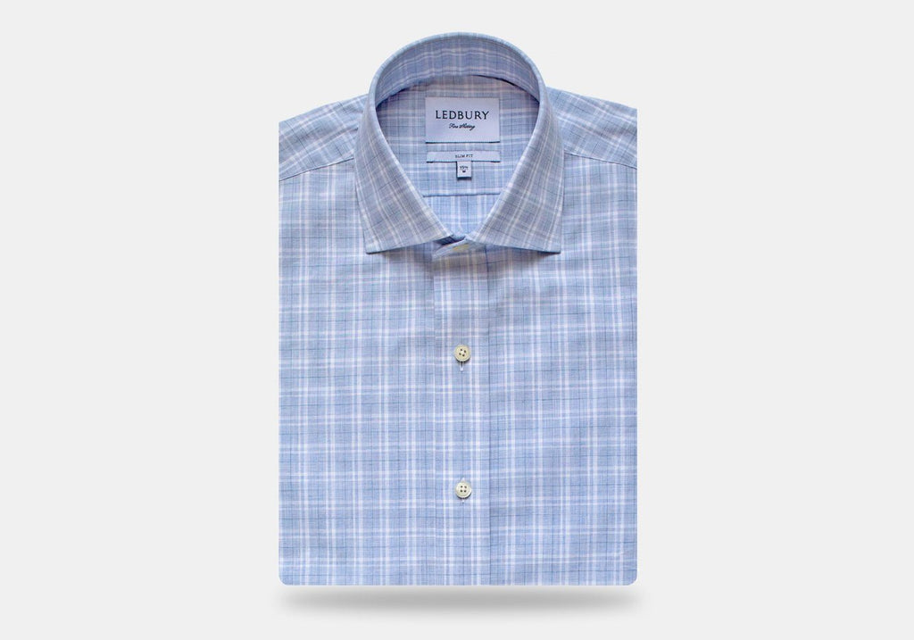 The Blue Quinton Check Casual Shirt Casual Shirt- Ledbury