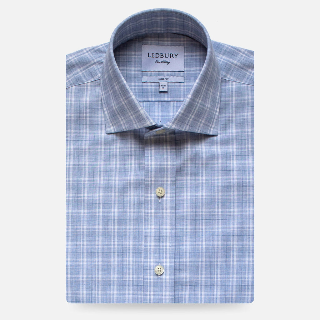 The Blue Quinton Check Casual Shirt Casual Shirt- Ledbury