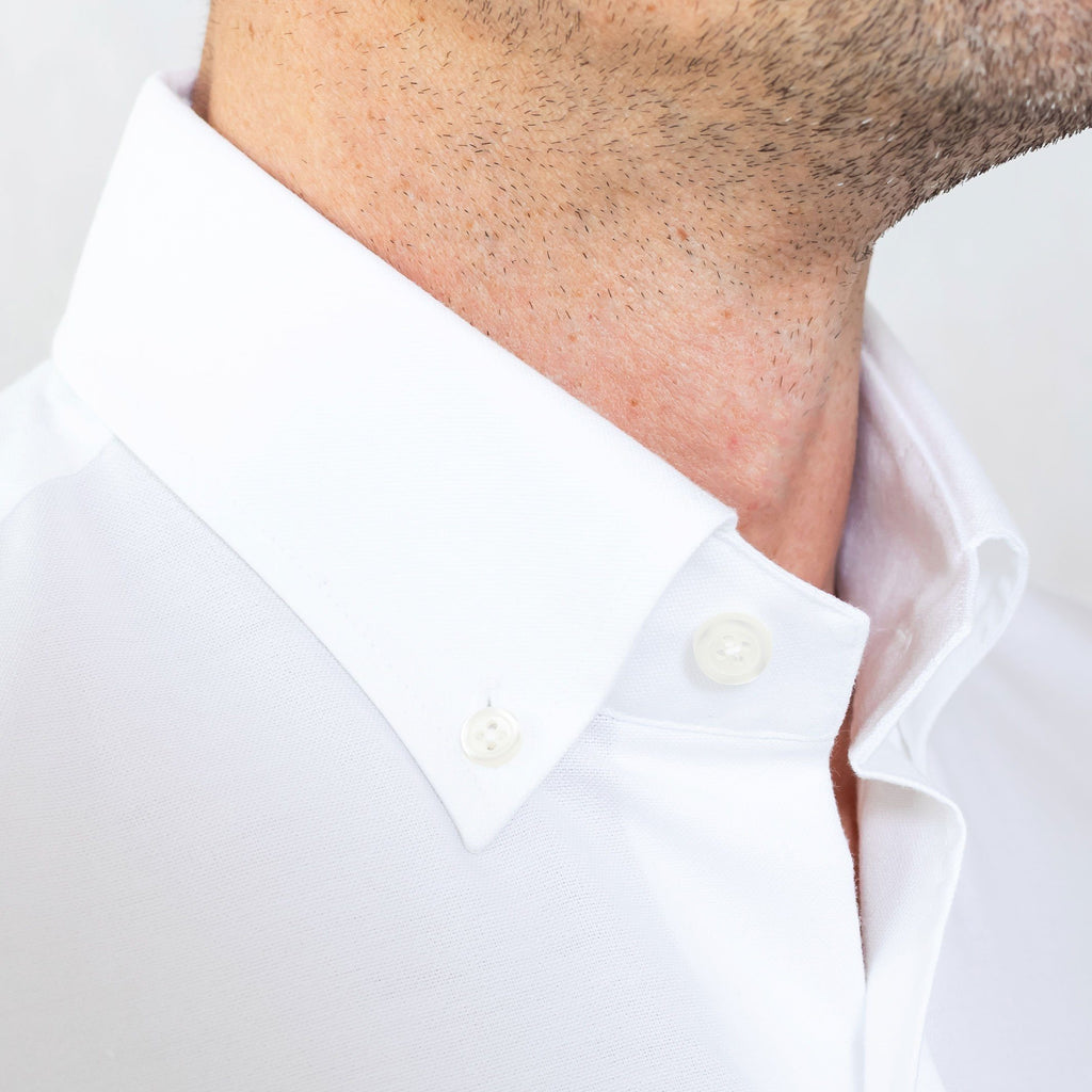 The 2020 White Mayfield Washed Oxford Casual Shirt Casual Shirt- Ledbury