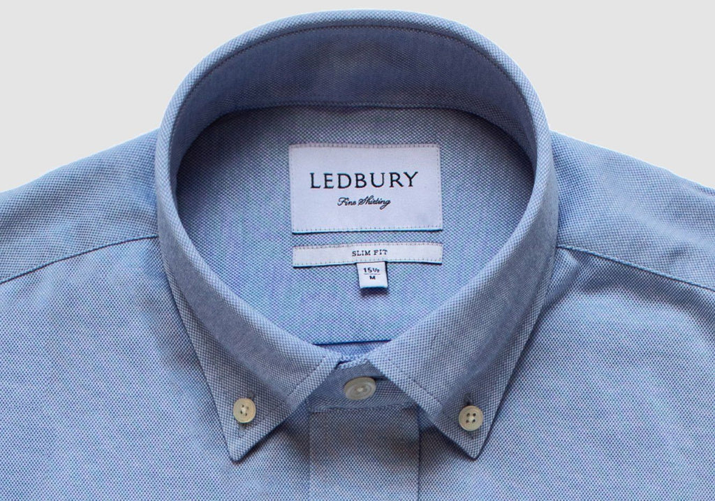 The Light Blue Barksdale Knit Shirt Casual Shirt- Ledbury