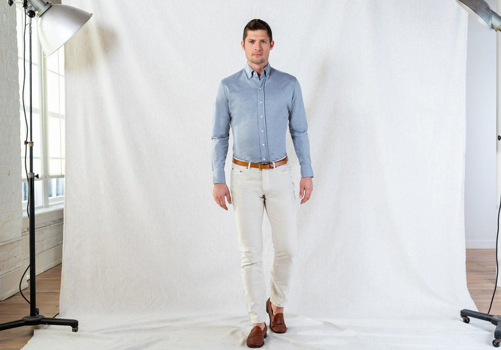 The Grey Barksdale Knit Shirt Casual Shirt- Ledbury