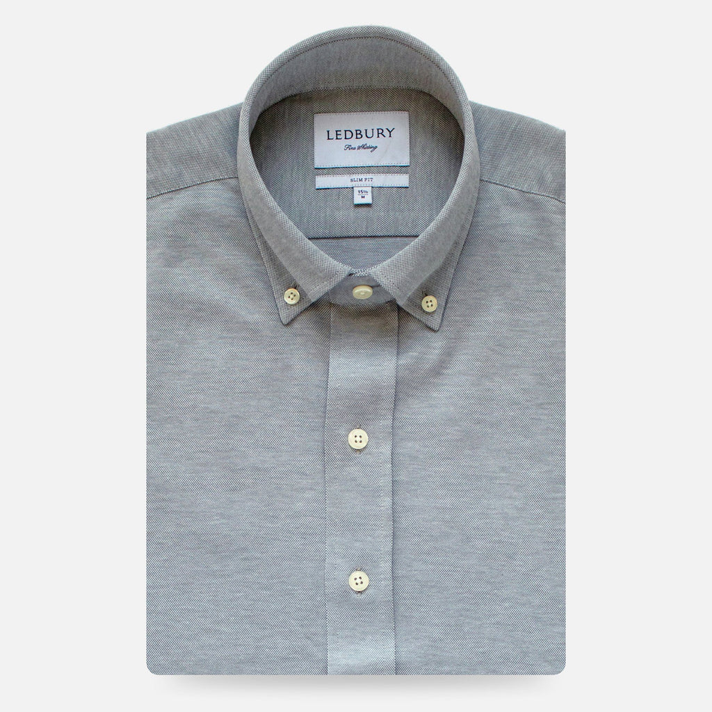 The Grey Barksdale Knit Shirt Casual Shirt- Ledbury