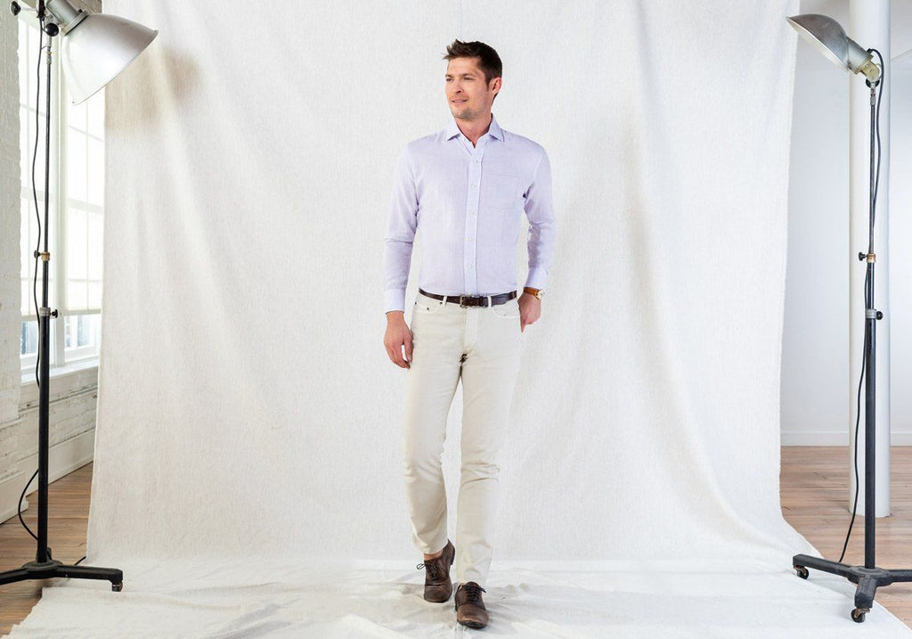 The Lavender Kingston Cotton Linen Casual Shirt Casual Shirt- Ledbury