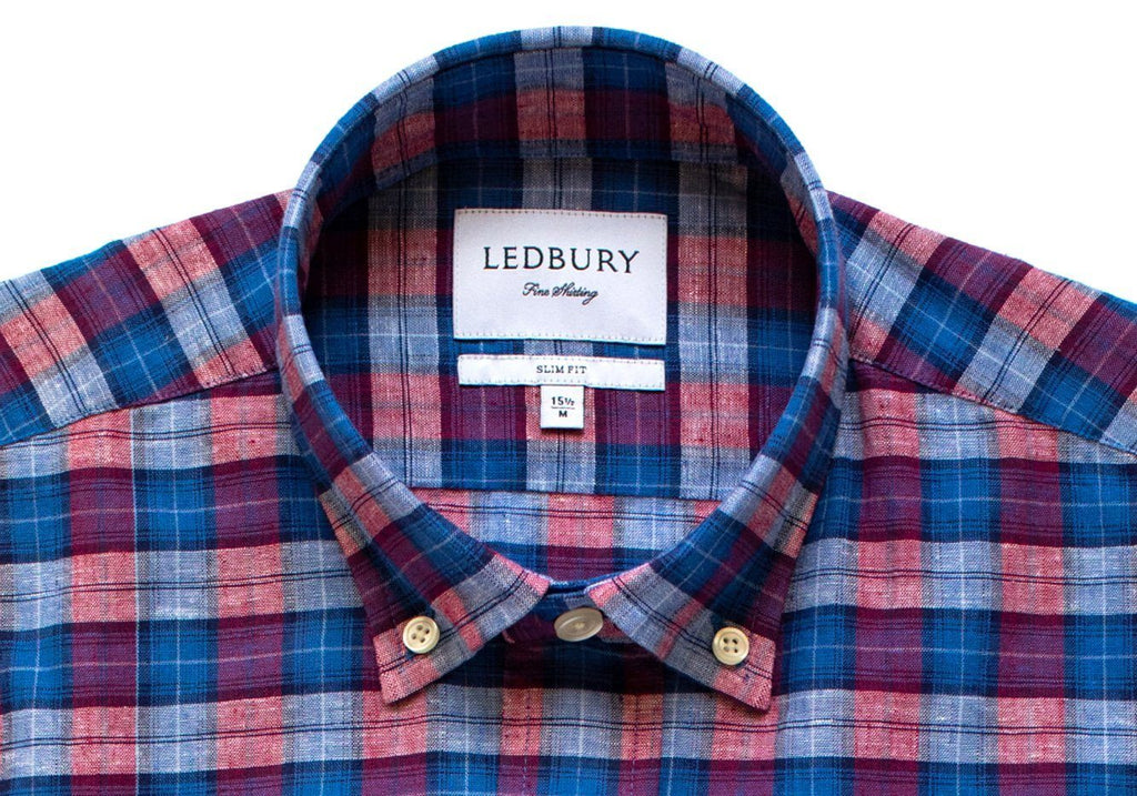 The Rhubarb Seabrooke Plaid Casual Shirt Casual Shirt- Ledbury