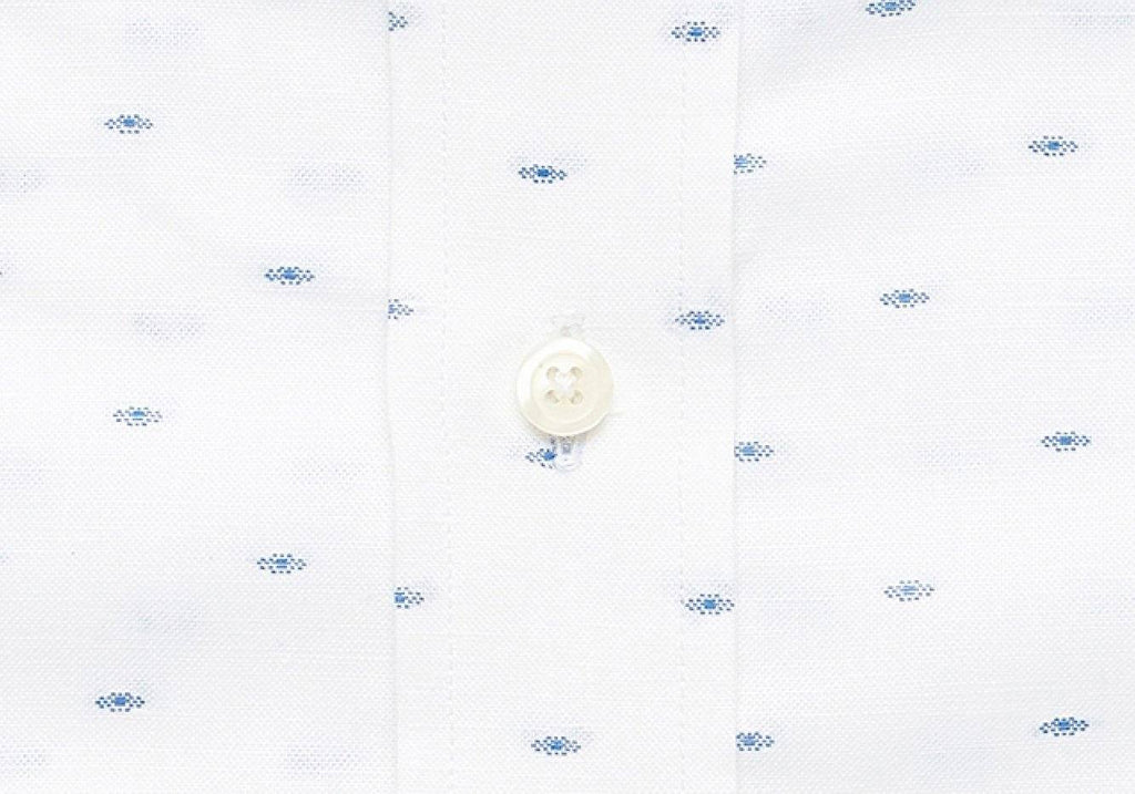 The Blue Allenhurst Dot Casual Shirt Casual Shirt- Ledbury