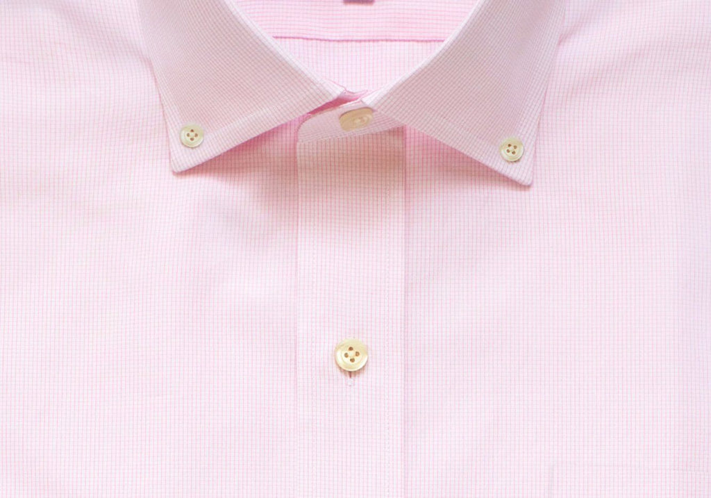 The Pink Fairlake Check Dress Shirt Dress Shirt- Ledbury