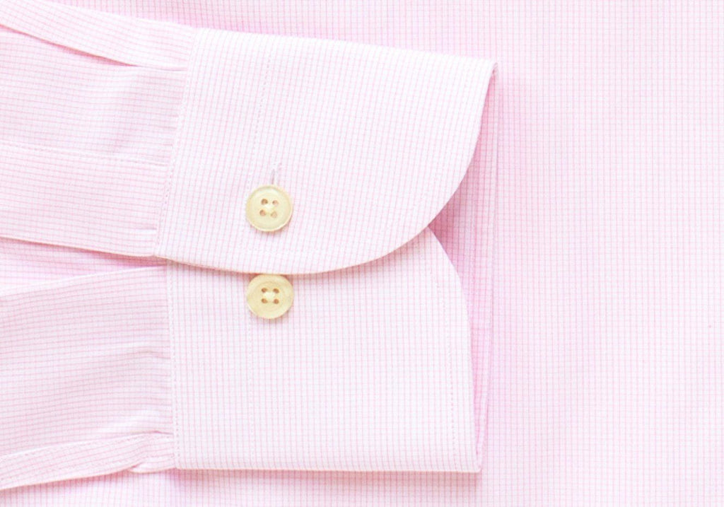 The Pink Fairlake Check Dress Shirt Dress Shirt- Ledbury