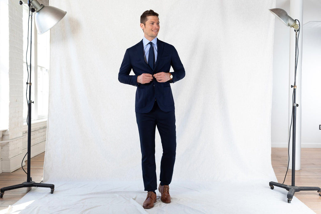 The Light Blue Tauton Check Dress Shirt Dress Shirt- Ledbury