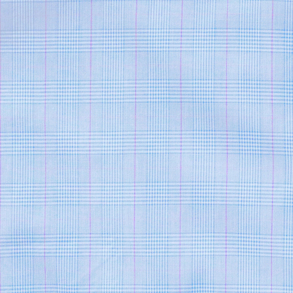 The Light Blue Tauton Check Dress Shirt Dress Shirt- Ledbury