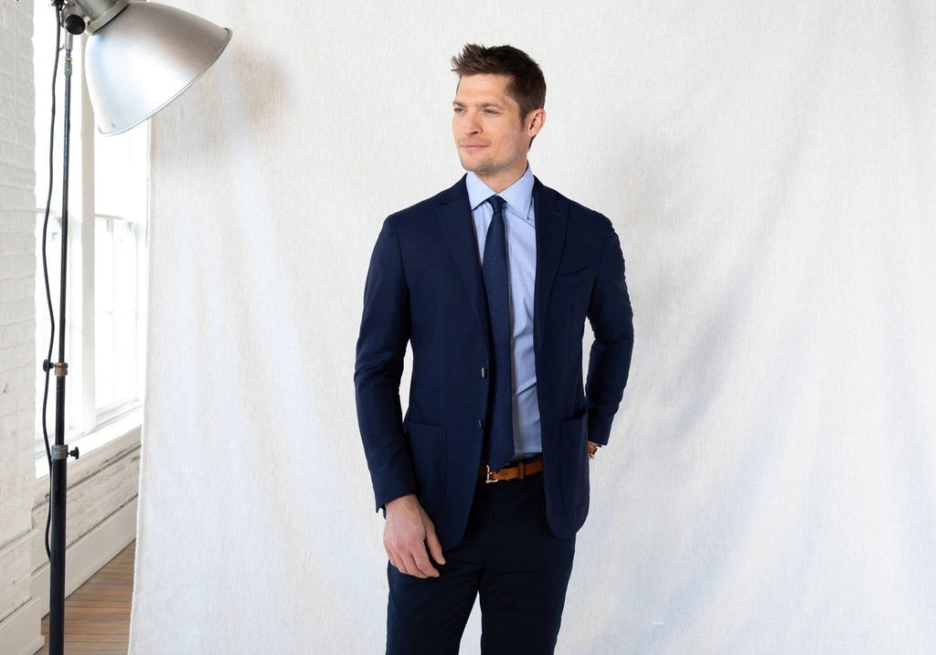 The Light Blue Tauton Check Dress Shirt Dress Shirt- Ledbury