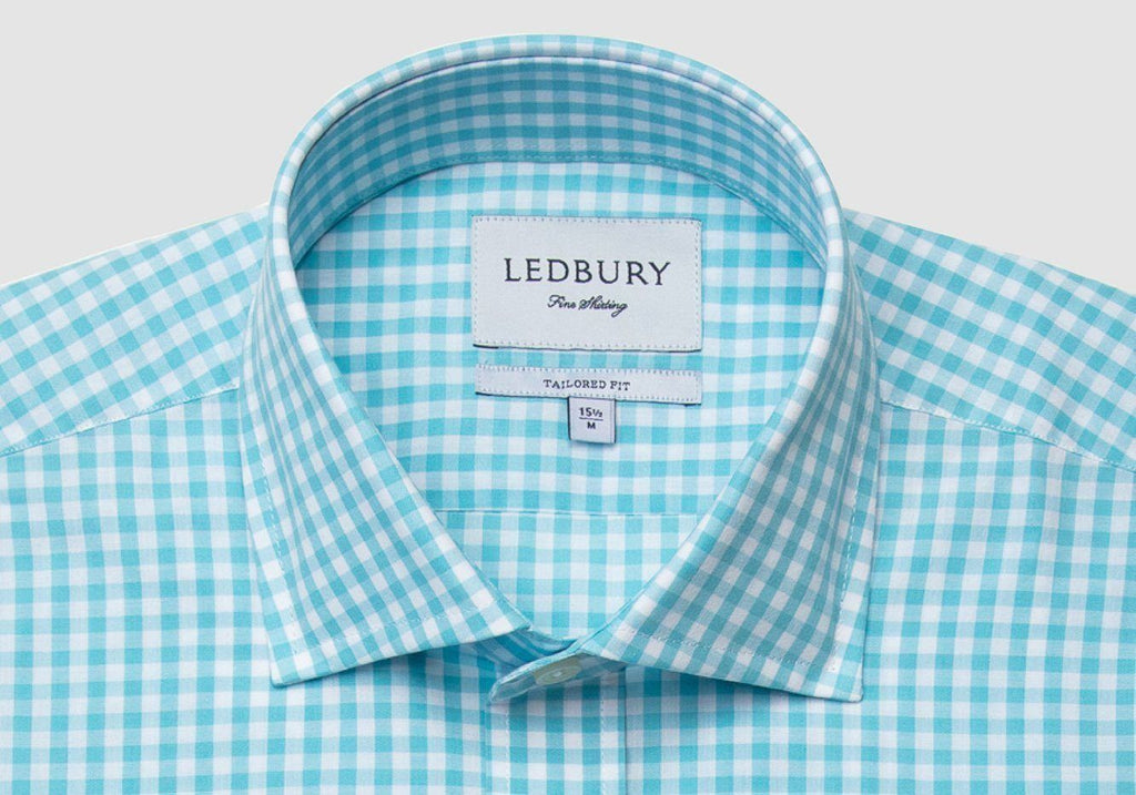 The 2020 Aqua McAdam Gingham Casual Shirt Casual Shirt- Ledbury