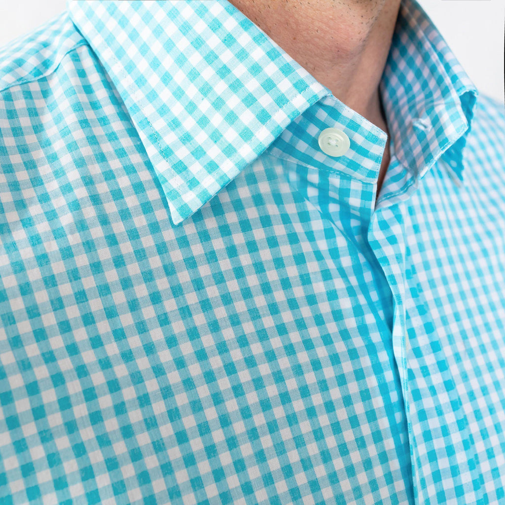 The 2020 Aqua McAdam Gingham Casual Shirt Casual Shirt- Ledbury