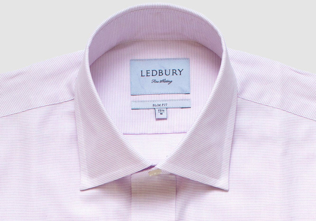 The Lavender Almont Oxford Dress Shirt Dress Shirt- Ledbury