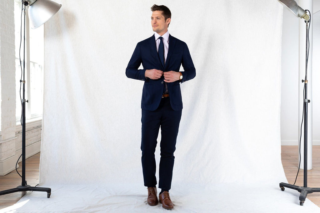 The Lavender Almont Oxford Dress Shirt Dress Shirt- Ledbury