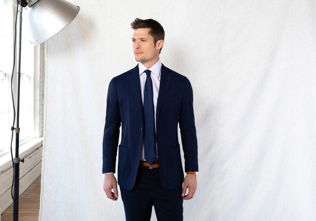 The Lavender Almont Oxford Dress Shirt Dress Shirt- Ledbury