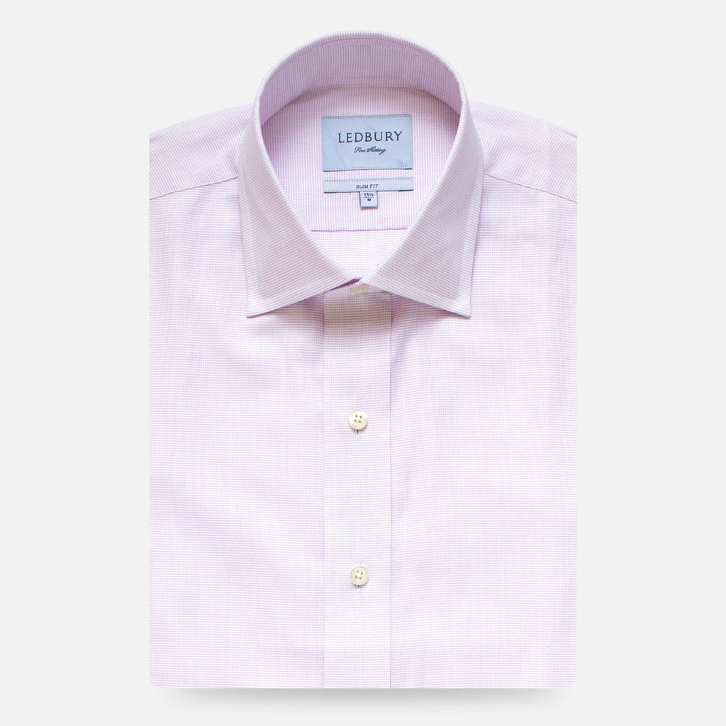 The Lavender Almont Oxford Dress Shirt Dress Shirt- Ledbury