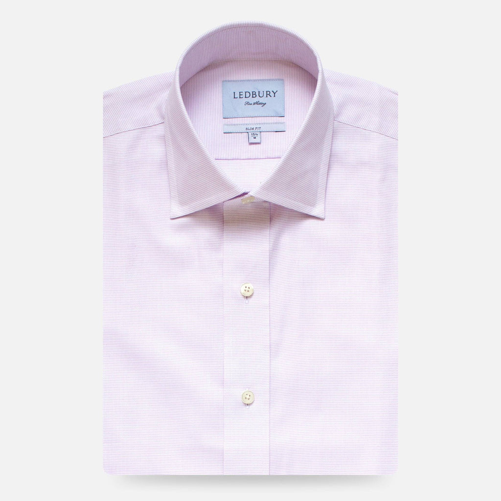 The Lavender Almont Oxford Dress Shirt Dress Shirt- Ledbury