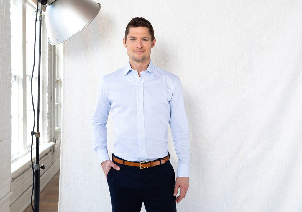 The Light Blue Almont Oxford Dress Shirt Dress Shirt- Ledbury