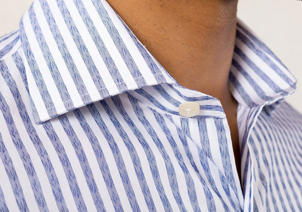 The Blue Harwood Stripe Casual Shirt Casual Shirt- Ledbury