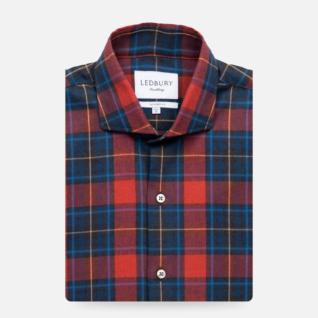 The Currant Alderidge Flannel Casual Shirt Casual Shirt- Ledbury