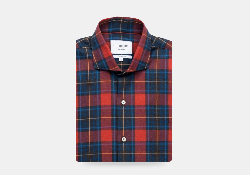 The Currant Alderidge Flannel Casual Shirt Casual Shirt- Ledbury