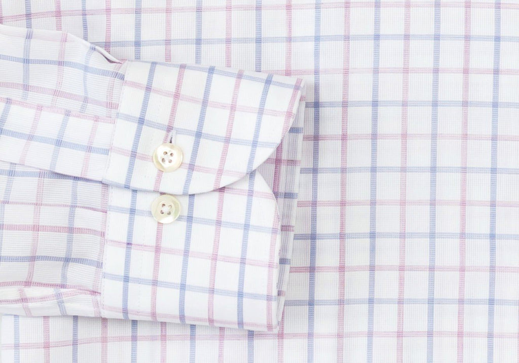 The Lilac Birchcrest Check Dress Shirt Dress Shirt- Ledbury