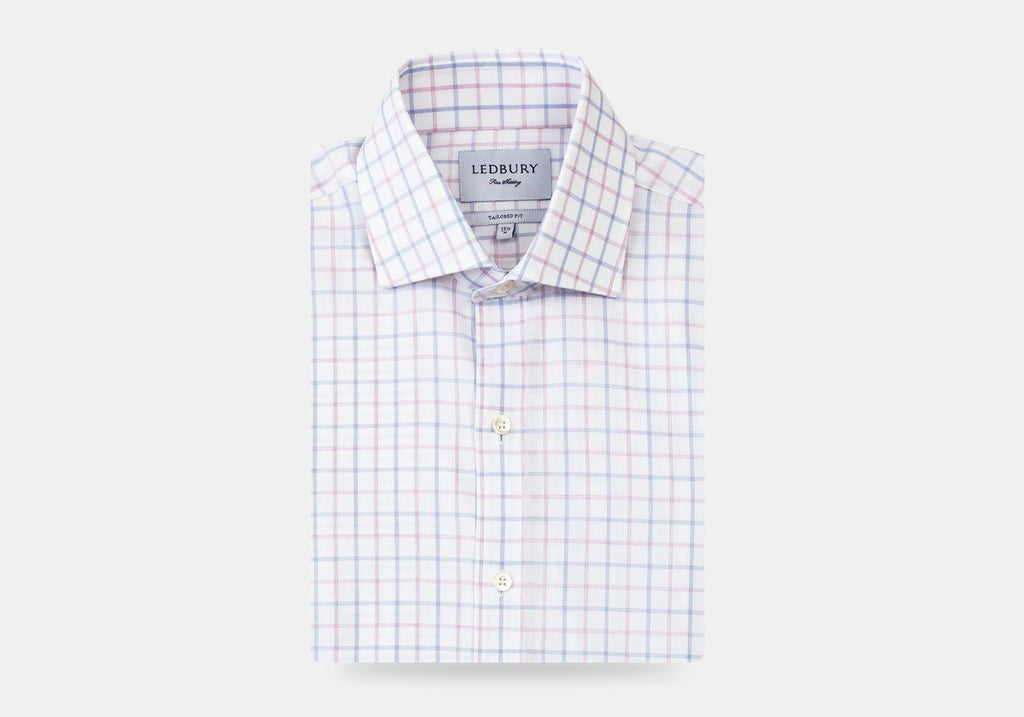 The Lilac Birchcrest Check Dress Shirt Dress Shirt- Ledbury