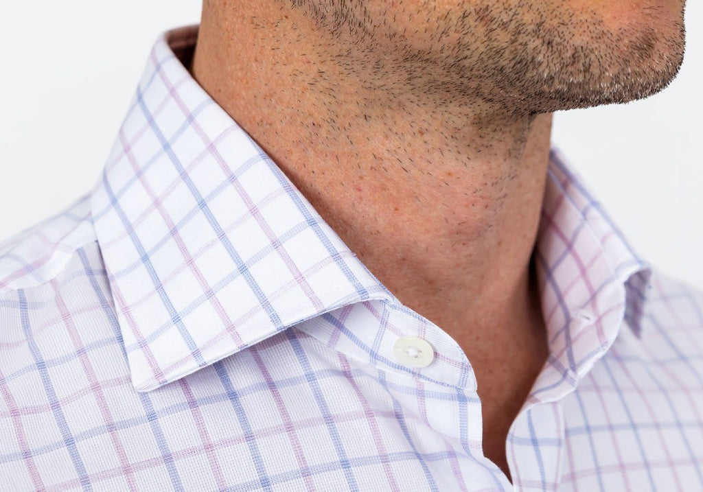 The Lilac Birchcrest Check Dress Shirt Dress Shirt- Ledbury