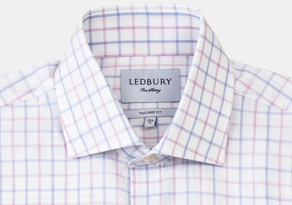 The Lilac Birchcrest Check Dress Shirt Dress Shirt- Ledbury
