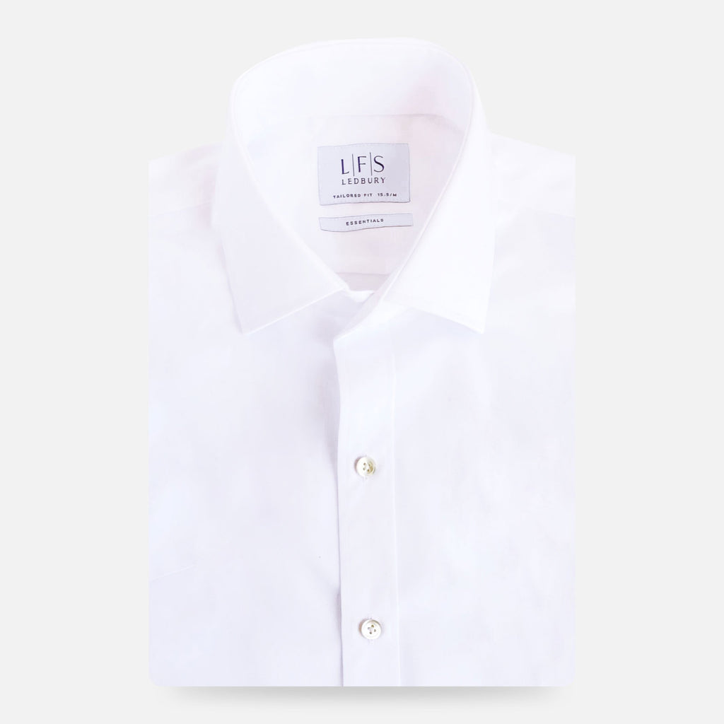 The White Penbrooke Wrinkle Free Twill Dress Shirt Dress Shirt- Ledbury