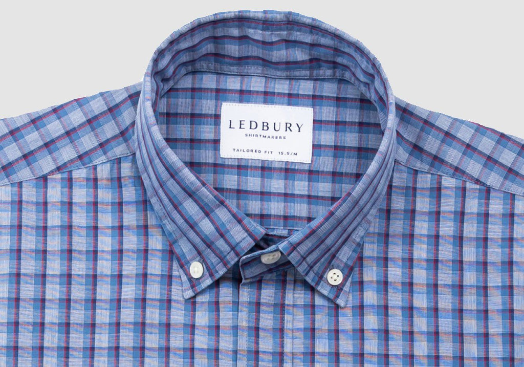 The Blue Fenton Check Casual Shirt Casual Shirt- Ledbury