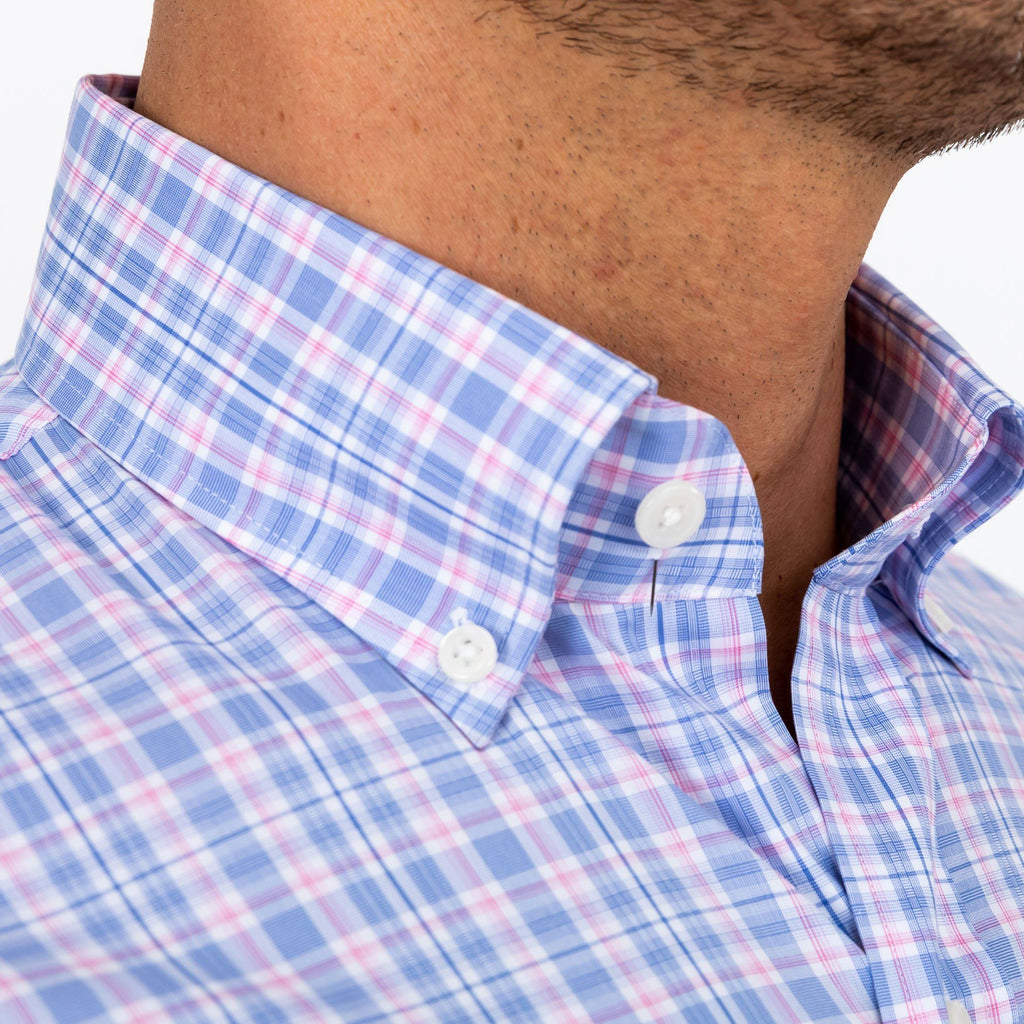 The Pink Fairford Performance Check Casual Shirt Casual Shirt- Ledbury