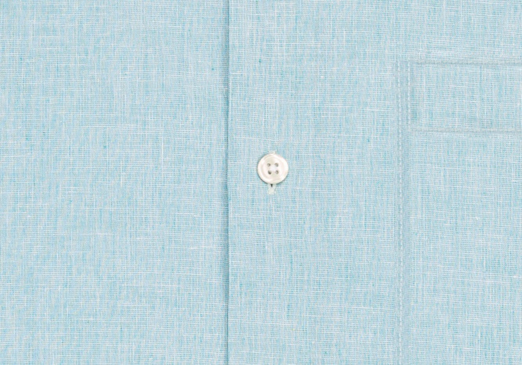 The Leaf Short Sleeve Covington Cotton Linen Casual Shirt Short Sleeve- Ledbury