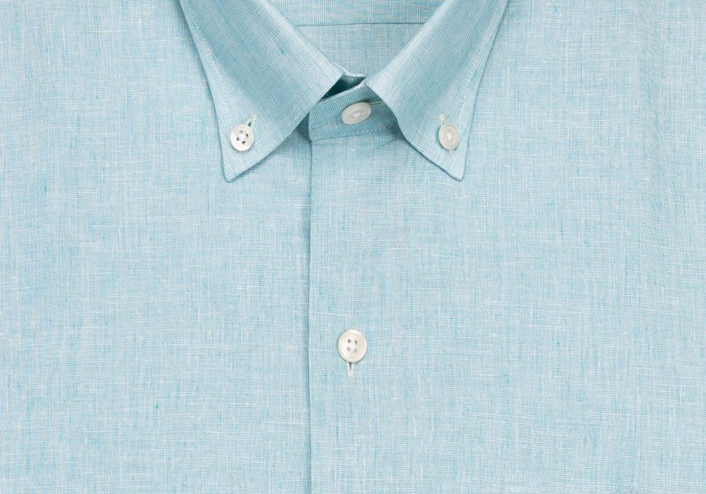 The Leaf Short Sleeve Covington Cotton Linen Casual Shirt Short Sleeve- Ledbury