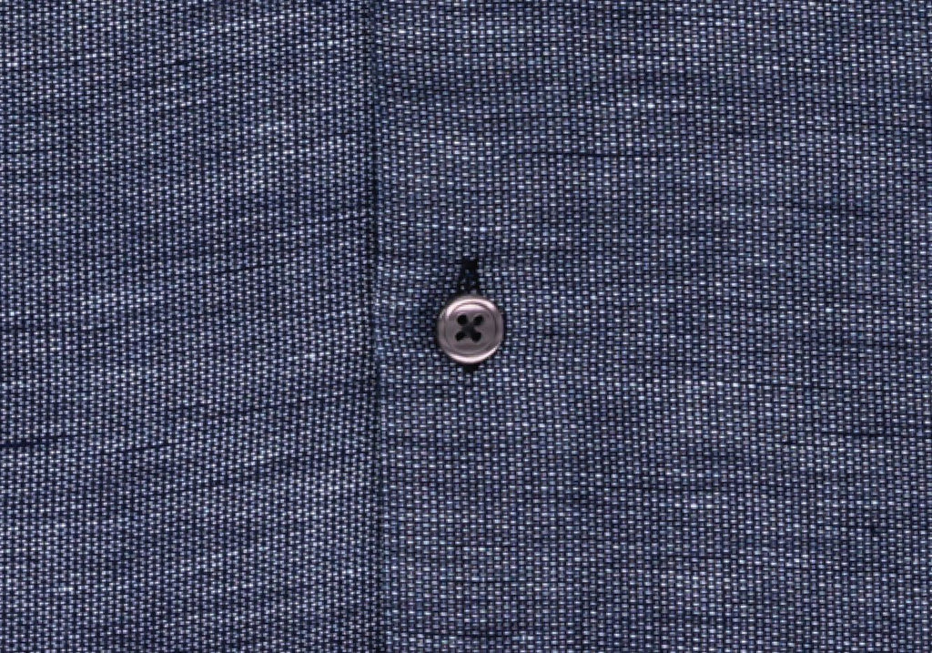 The Navy Allerton Cotton Linen Casual Shirt Casual Shirt- Ledbury