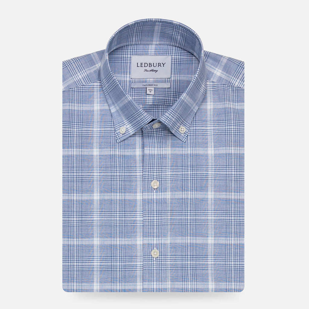 The Blue Dickinson Check Casual Shirt Casual Shirt- Ledbury