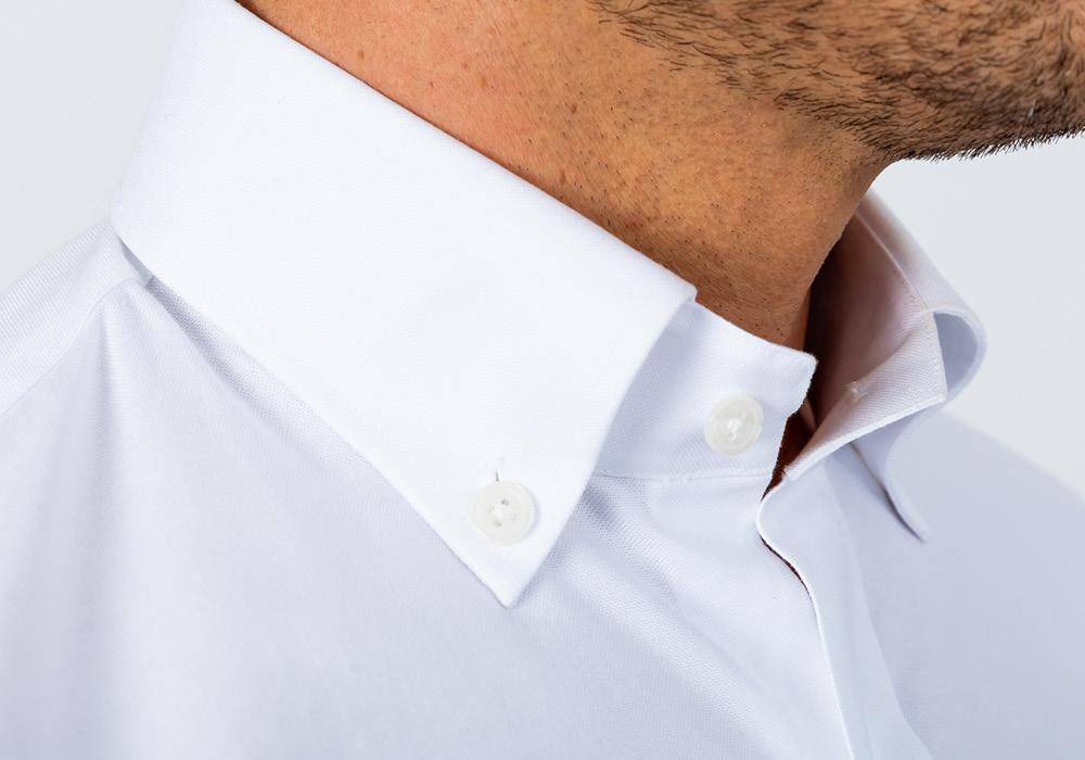 The 2020 White Mayfield Washed Oxford Casual Shirt Casual Shirt- Ledbury