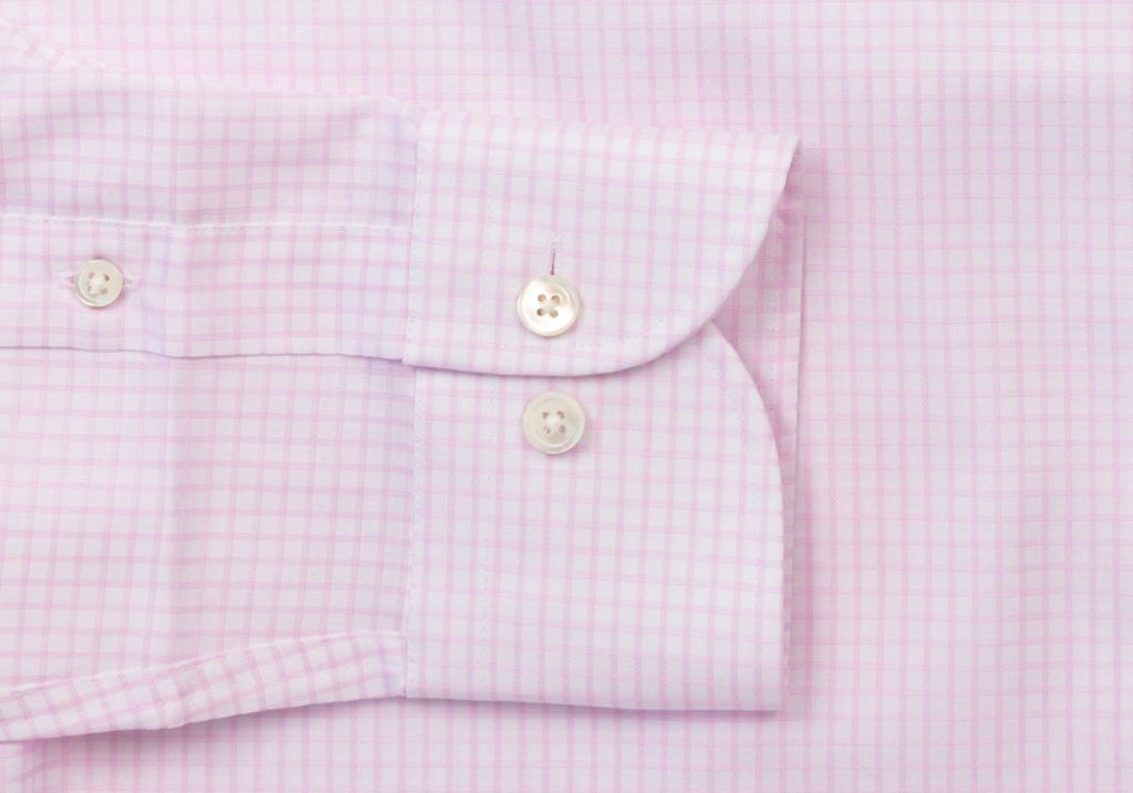 The Pink Windale Check Dress Shirt Dress Shirt- Ledbury