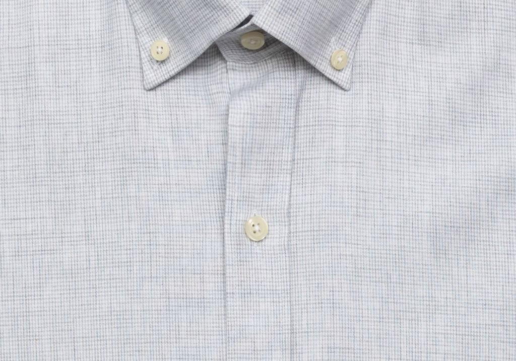 The Light Grey Heather Pennington Houndstooth Casual Shirt Casual Shirt- Ledbury