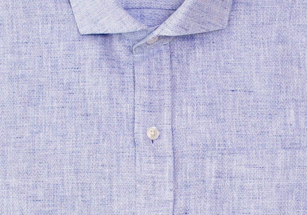 The Blue Chaversham Linen Cotton Casual Shirt Casual Shirt- Ledbury