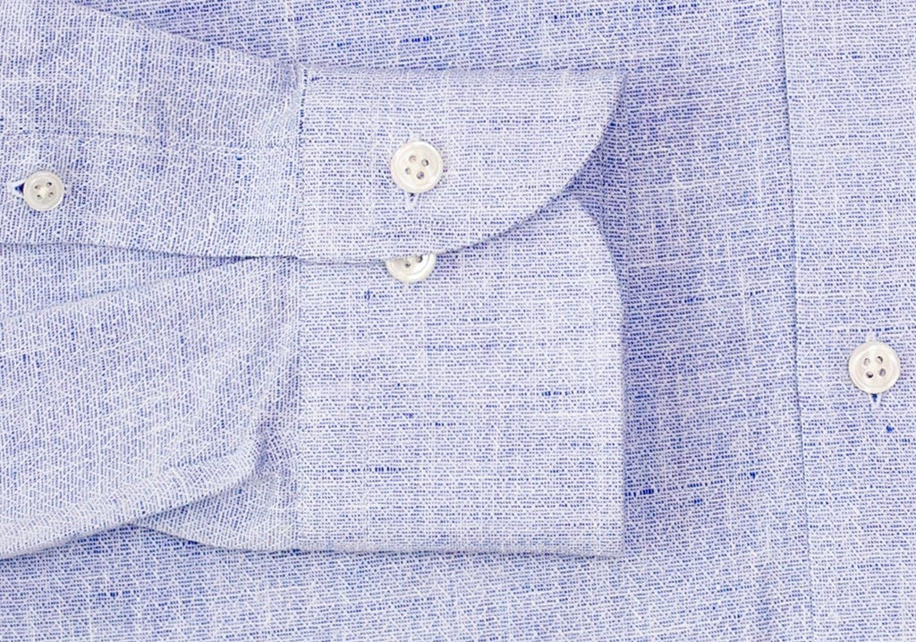 The Blue Chaversham Linen Cotton Casual Shirt Casual Shirt- Ledbury