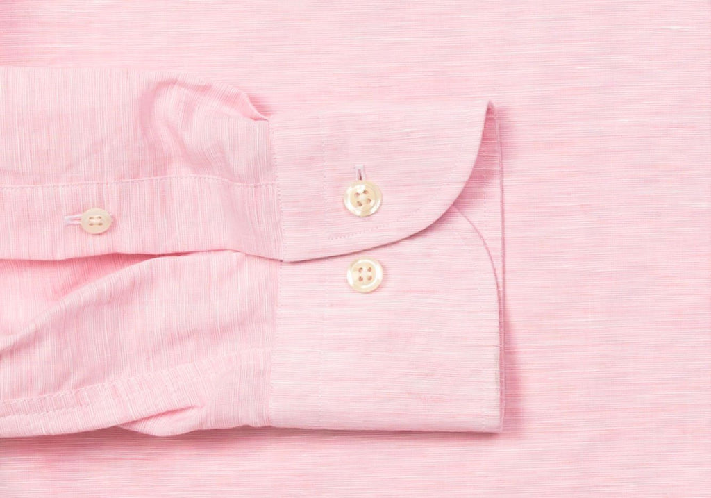 The Pink Edmundton Cotton Linen Casual Shirt Casual Shirt- Ledbury