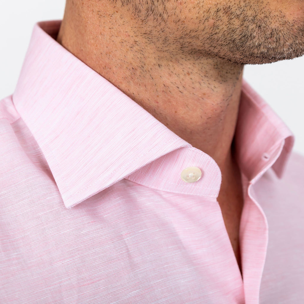 The Pink Edmundton Cotton Linen Casual Shirt Casual Shirt- Ledbury