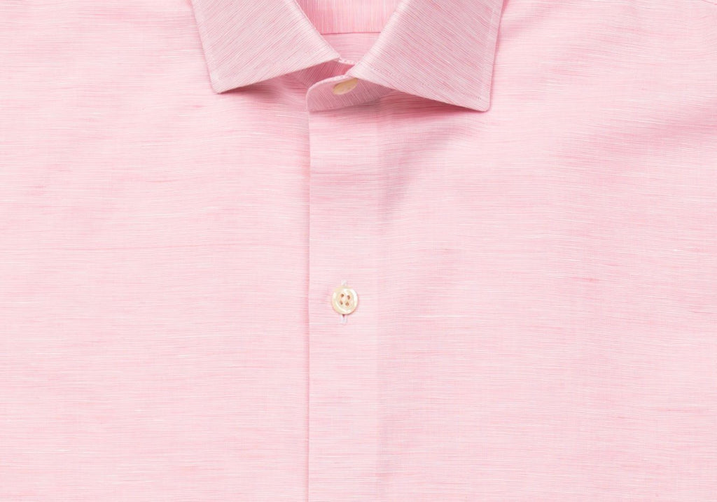 The Pink Edmundton Cotton Linen Casual Shirt Casual Shirt- Ledbury