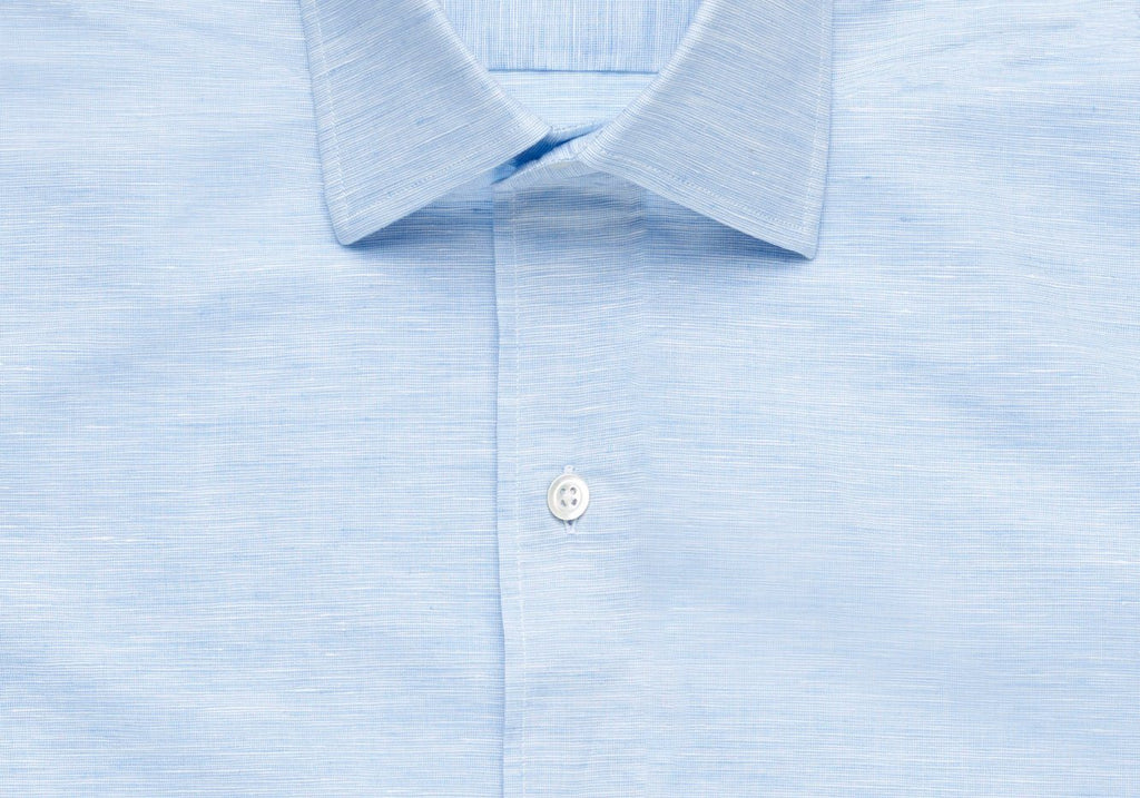 The Blue Edmundton Cotton Linen Casual Shirt Casual Shirt- Ledbury