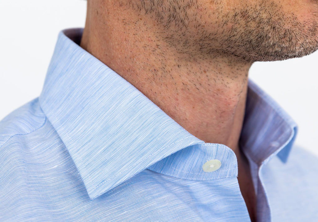 The Blue Edmundton Cotton Linen Casual Shirt Casual Shirt- Ledbury