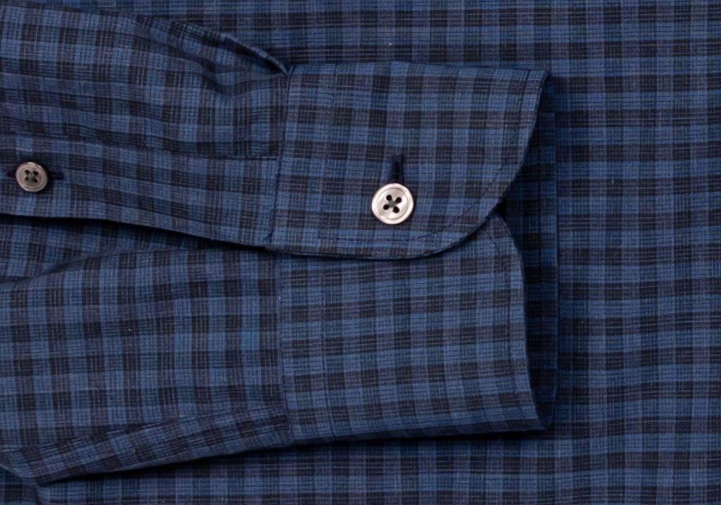 The Indigo Rudgate Check Casual Shirt Casual Shirt- Ledbury